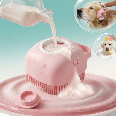 Dog Shampoo Brush - Easy, Clean Baths Every Time