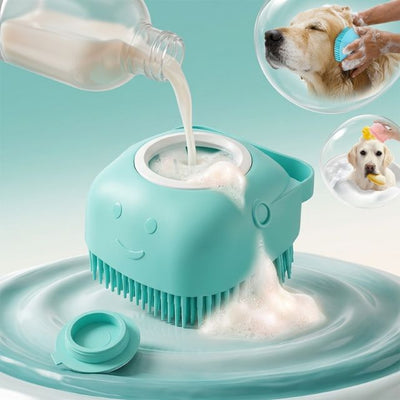 Dog Shampoo Brush - Easy, Clean Baths Every Time