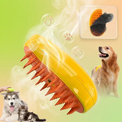 Steamy Dog Brush - No More Fur Everywhere