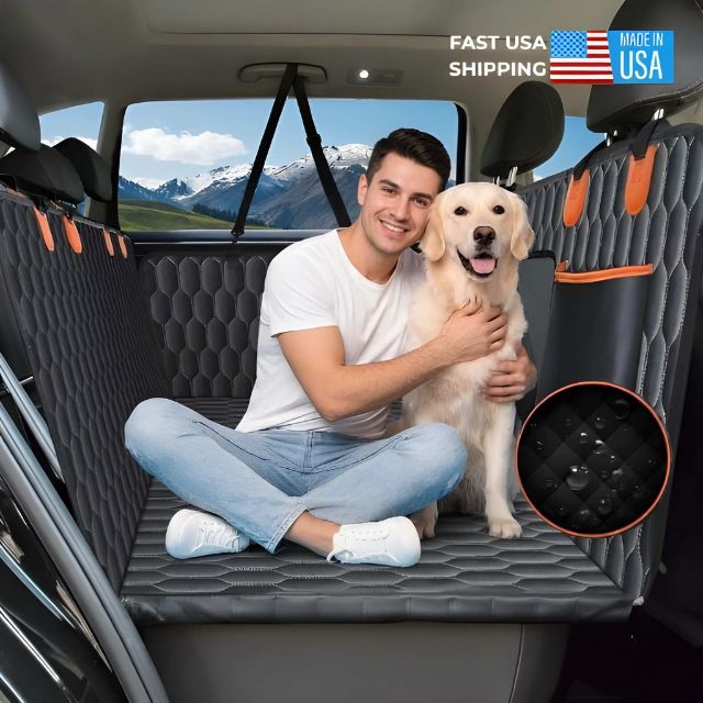 Hard Bottom Dog Car Seat Cover