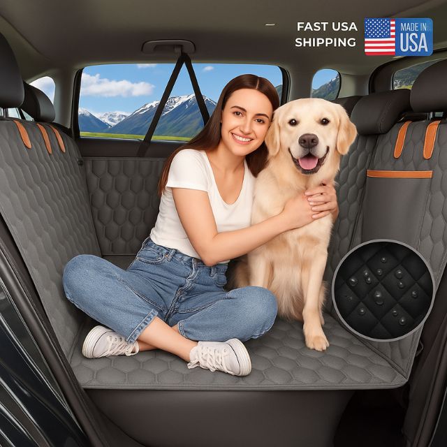 Hard Bottom Dog Car Seat Cover