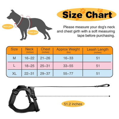 Dog Harness with Retractable Leash