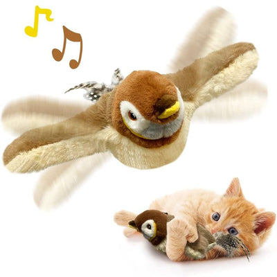 Interactive Chirping Bird Cat Toy