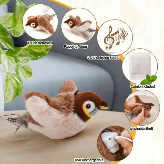 Bird Chaser - Interactive Toy for Cats