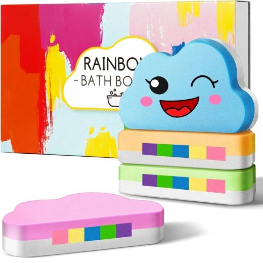 Magical Rainbow Bath Bombs