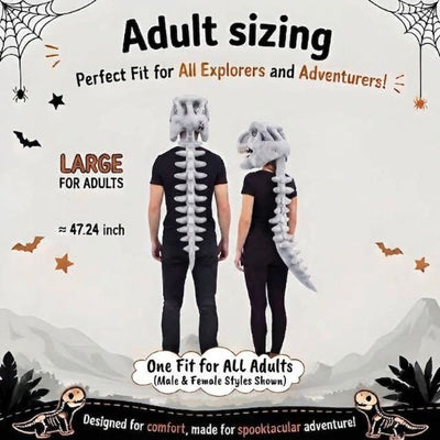 Halloween Dinosaur Skeleton Costume