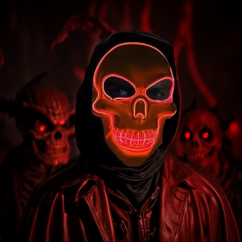 Halloween LED Skull Mask