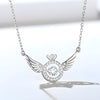 Angel Wing Heartbeat Necklace