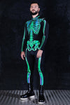Green Skeleton Costume - Man