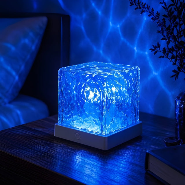 Northern Lights Cube Lamp