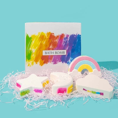 Magical Rainbow Bath Bombs