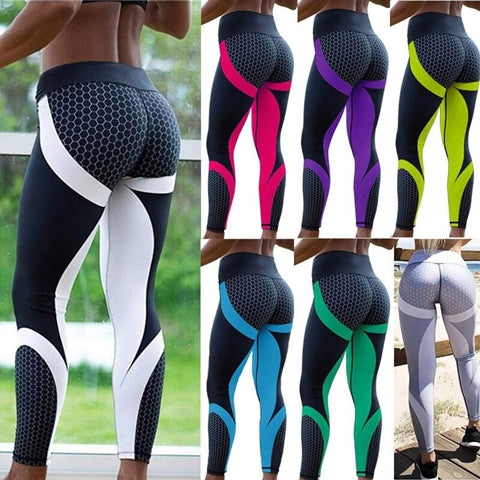 High Waisted Beehive Sports Leggings
