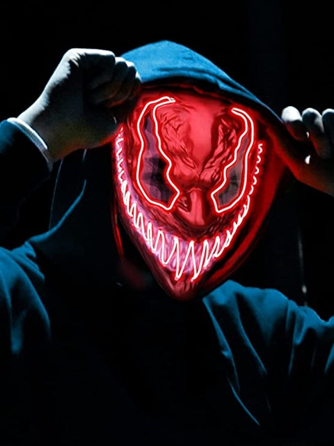 Halloween LED Venom Mask