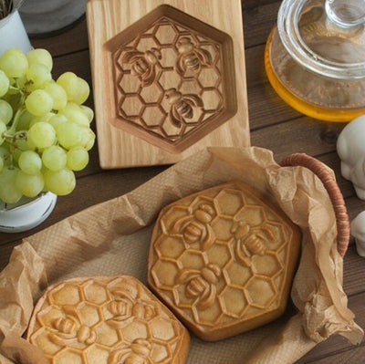 Carved Wooden Cookie Mold