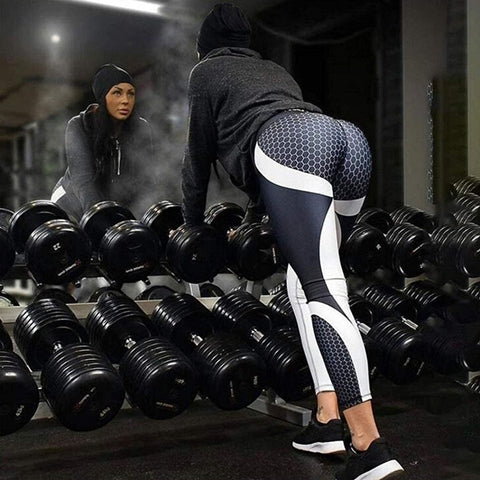 High Waisted Beehive Sports Leggings