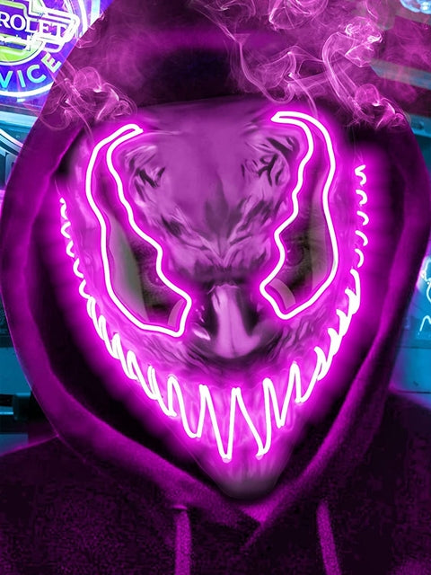 Halloween LED Venom Mask