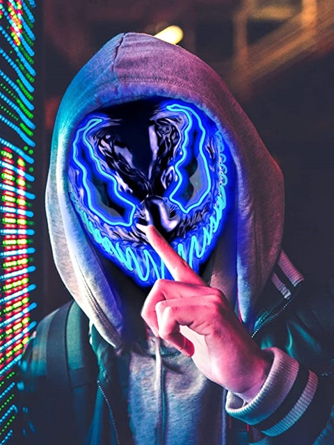 Halloween LED Venom Mask