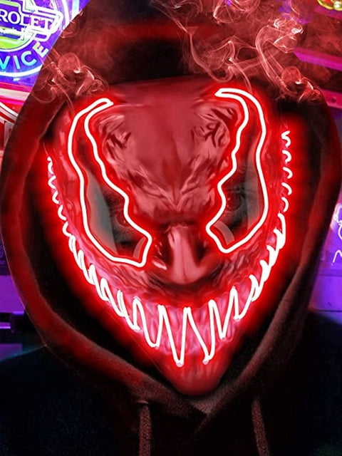 Halloween LED Venom Mask