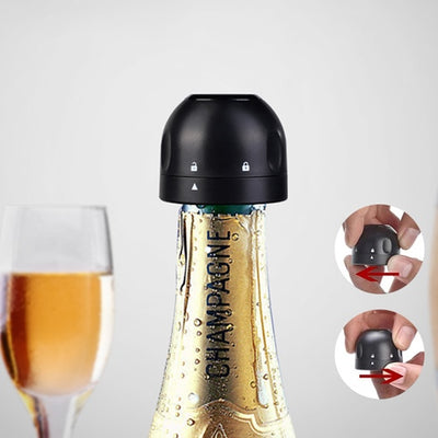 Silicone Sealed Wine Champagne Stopper