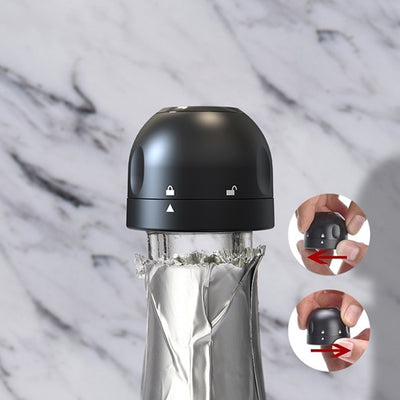 Silicone Sealed Wine Champagne Stopper