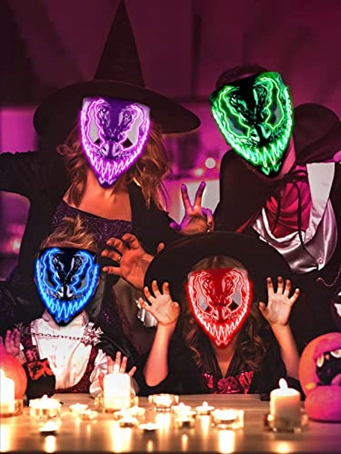 Halloween LED Venom Mask