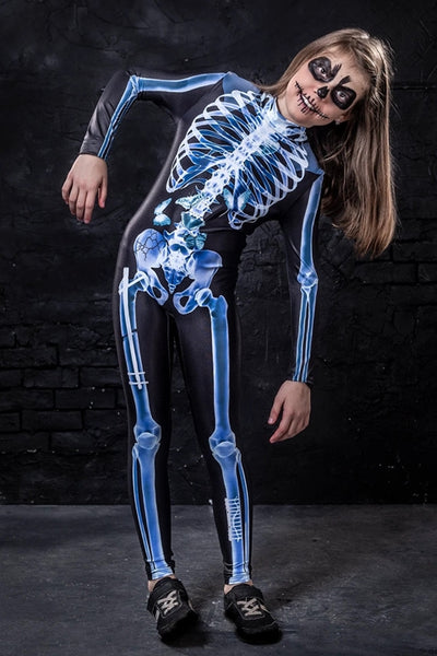 Kids Halloween Skeleton Costume