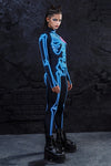 Electric Blue Halloween Costume