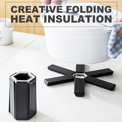 4 Pcs Creative Folding Heat Insulation Pad