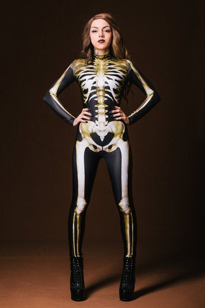 Graveyard Skeleton Costume - Woman
