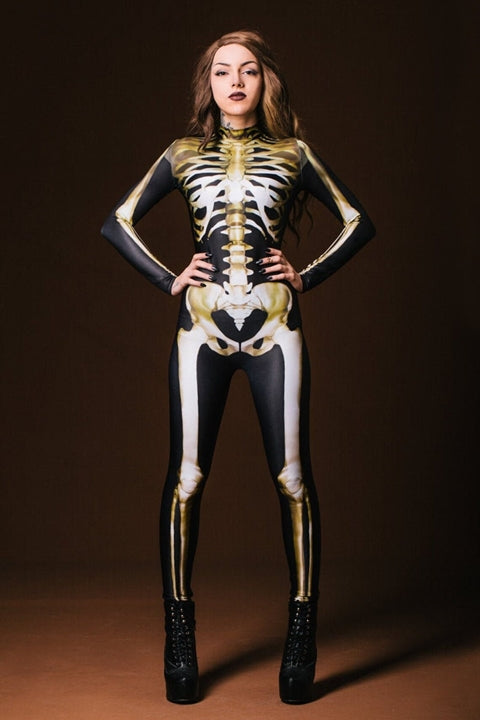 Graveyard Skeleton Halloween Costume