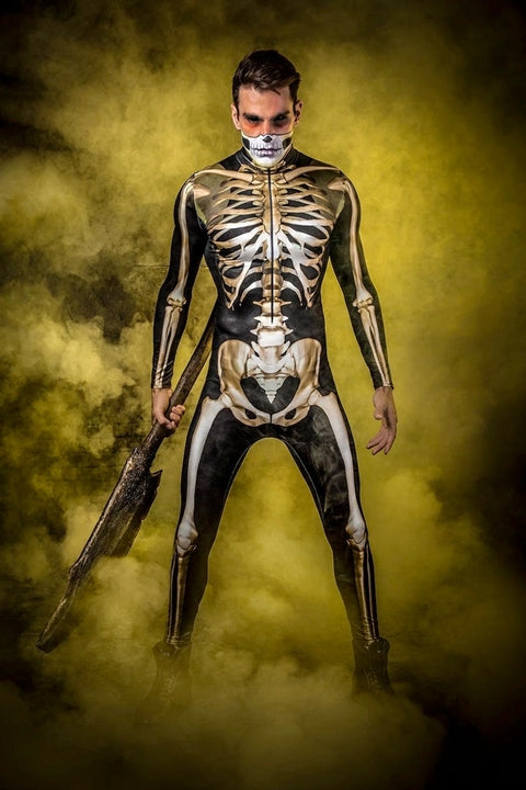 Graveyard Skeleton Halloween Costume