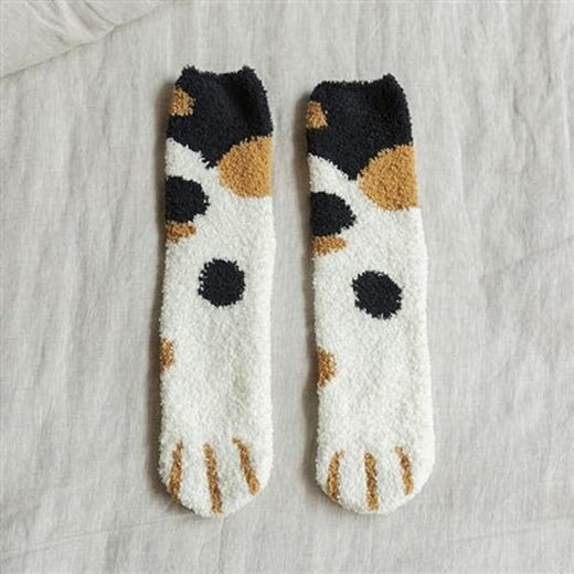 Cat Paw Fuzzy Socks