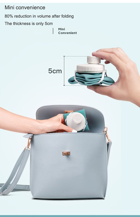 Silicone Foldable Water Bottle
