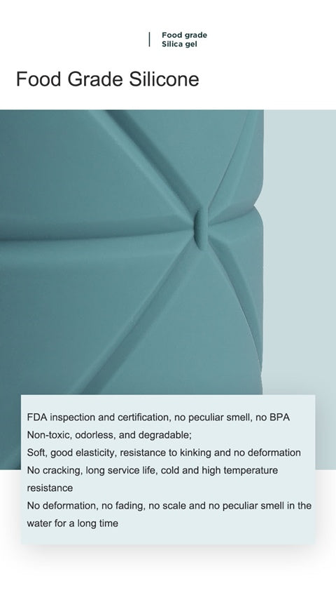 Silicone Foldable Water Bottle