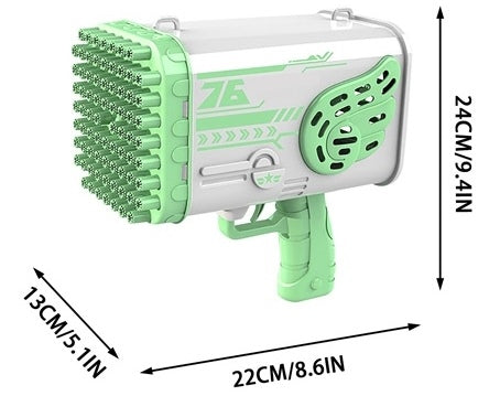 Ultimate Bubble Machine with 76 Holes