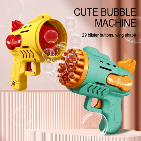 29 Holes Gatling Bubble Machine