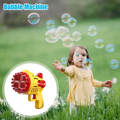 29 Holes Gatling Bubble Machine
